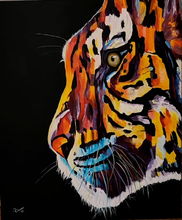 Coloring Tiger