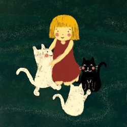 Girl and her cat the journey collection image