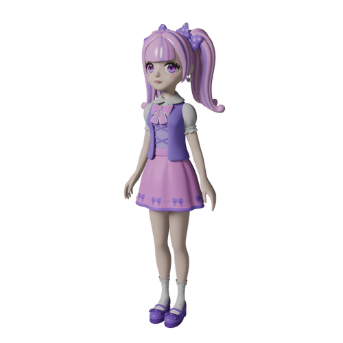 TGS 3D model #001 - Yui