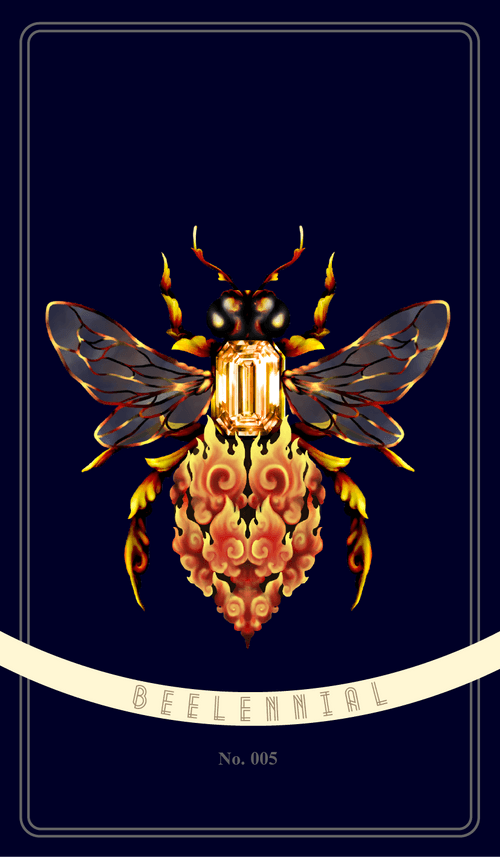 No. 005 Flame bee