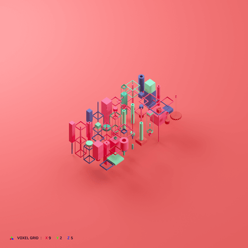 VOXEL GRID #0149 : 9 X 2 X 5