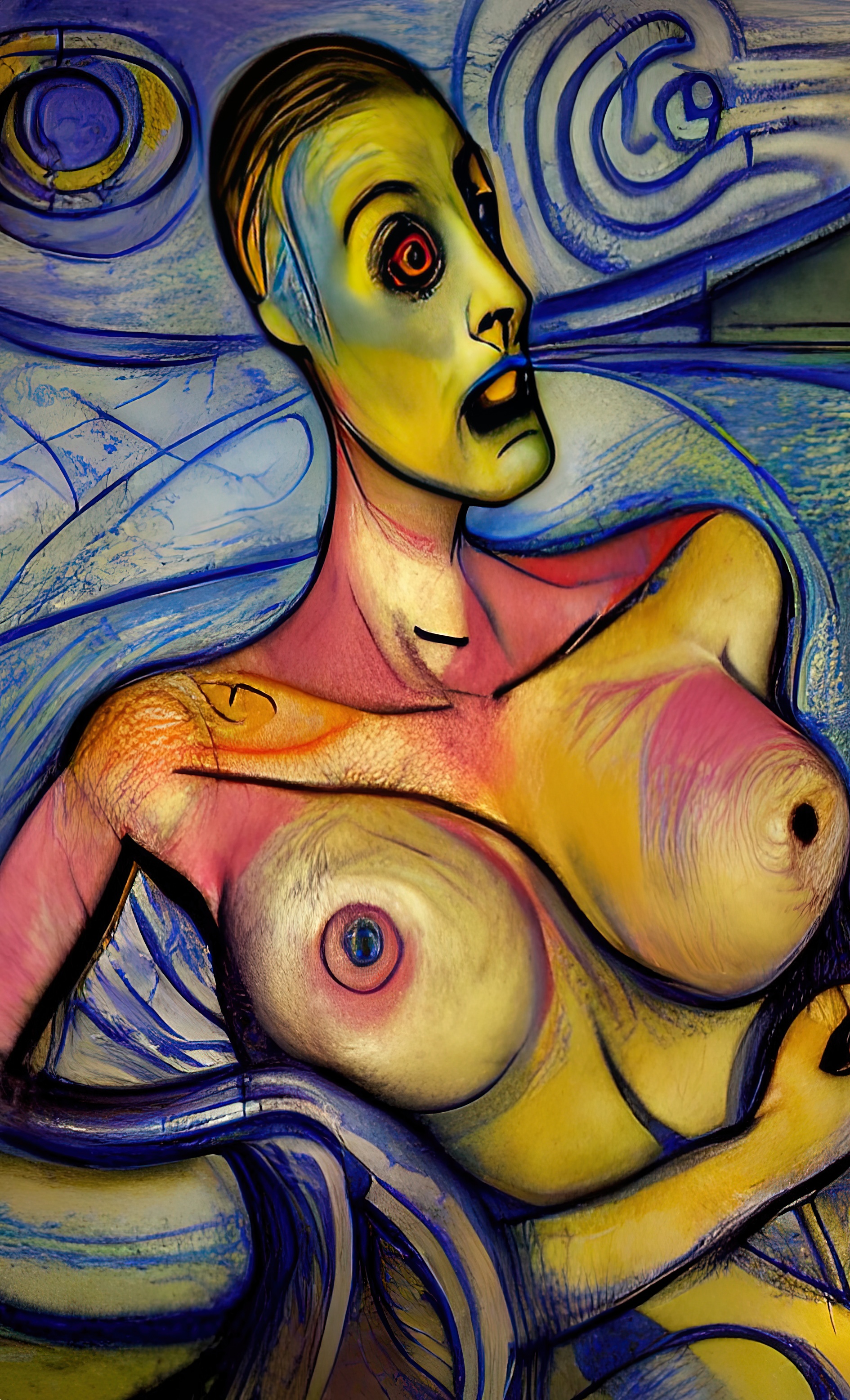 'Naked Yellow Woman' |Paolo Galleri|