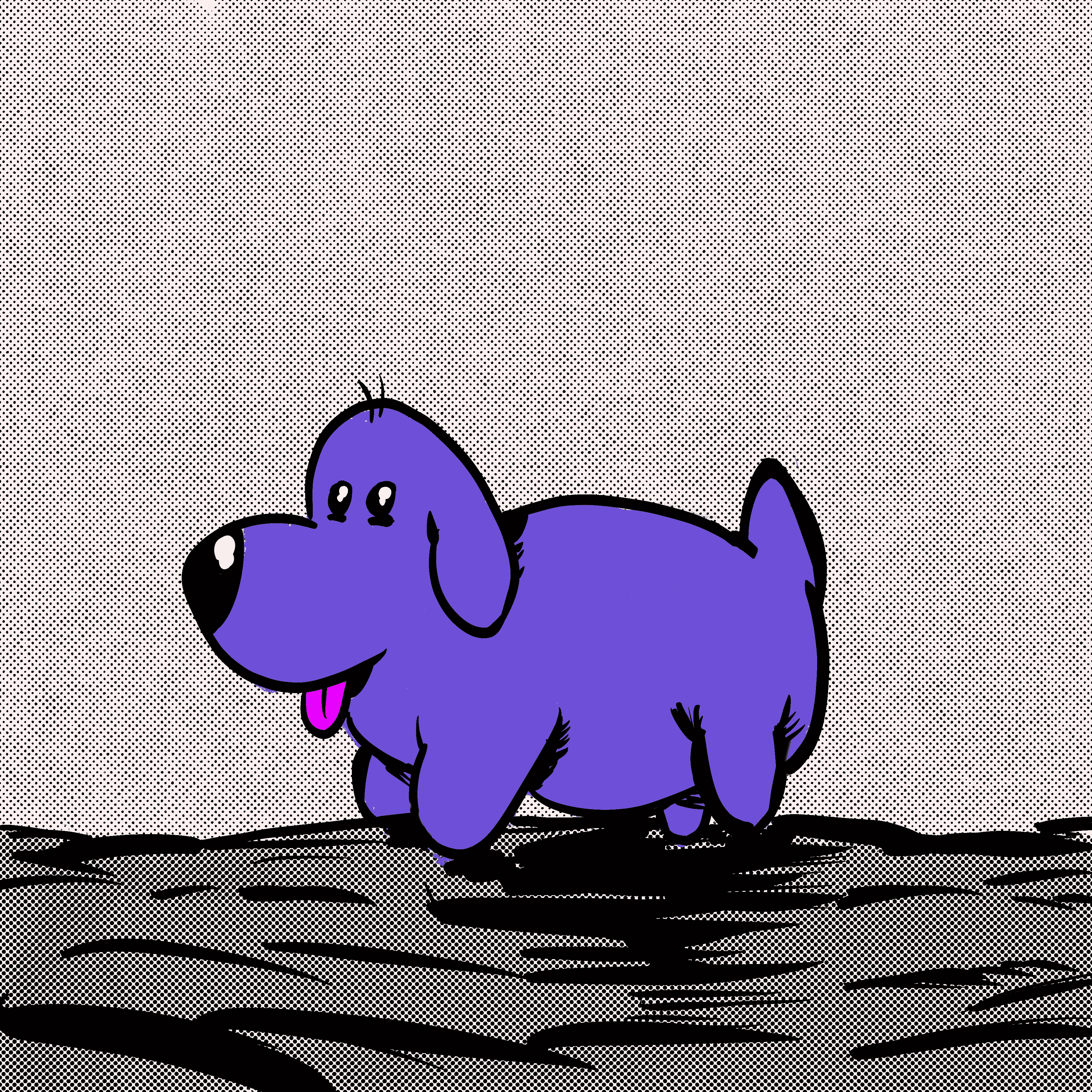 Spacetime Dog #2: Mr. Purple