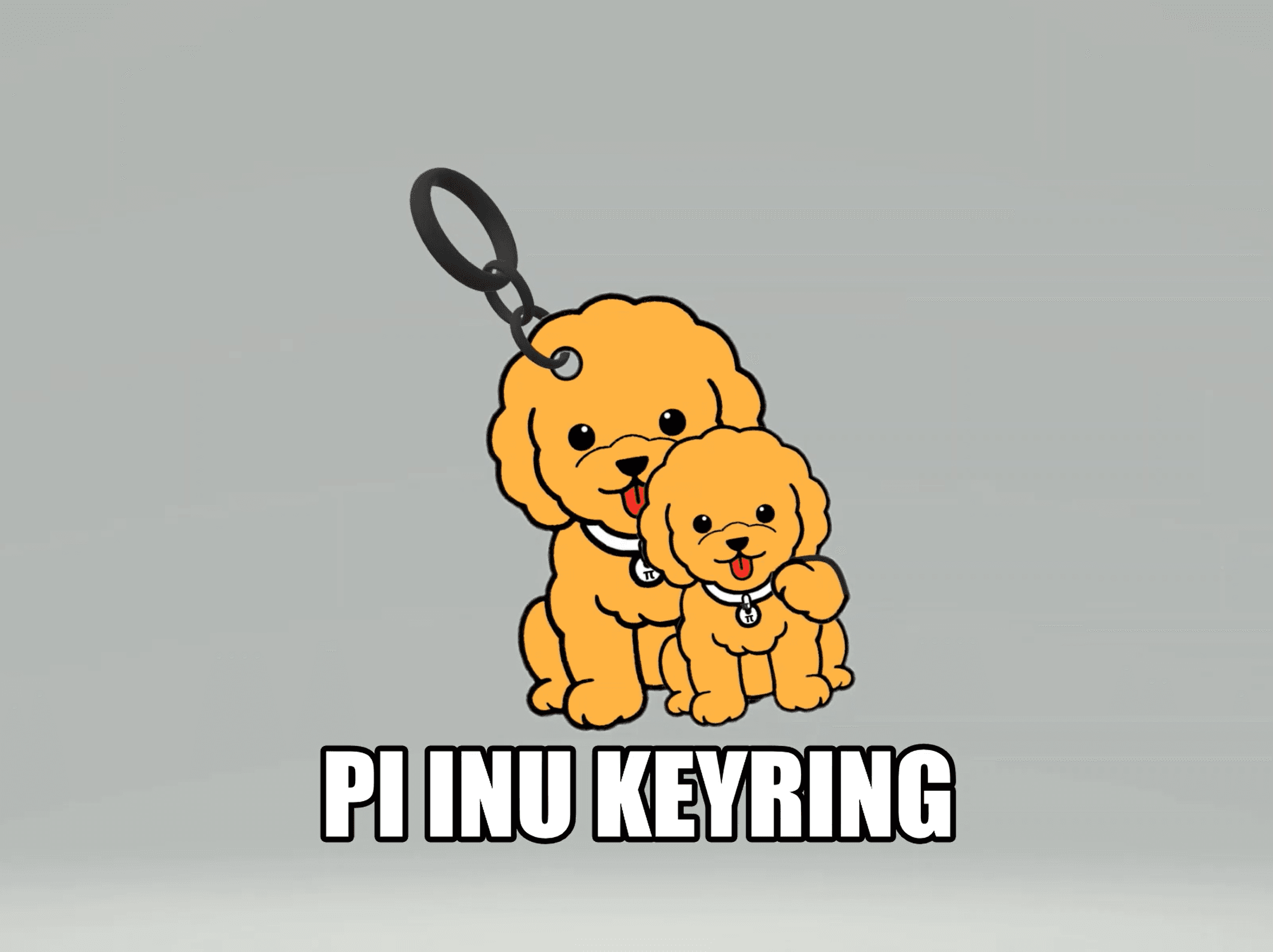 Pi INU Keyring