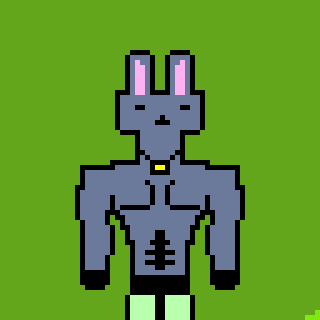 Buff Bunny | Poster