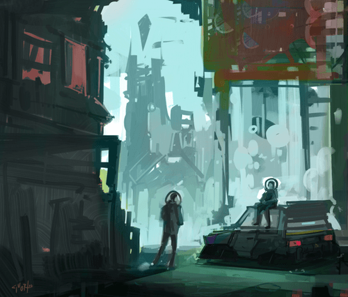 Sketch #1 - The City Depth