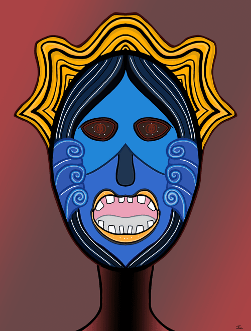 The mask goddess