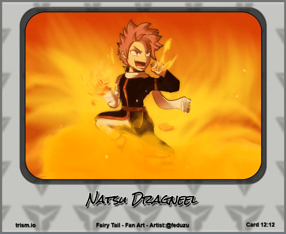 Natsu Dragneel - Fairy Tail Fan Art Collectable