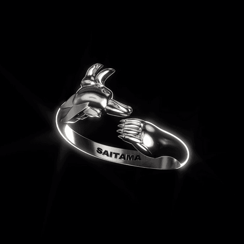 The Saitama Wolfpack Ring ∙ White Gold Edition 1