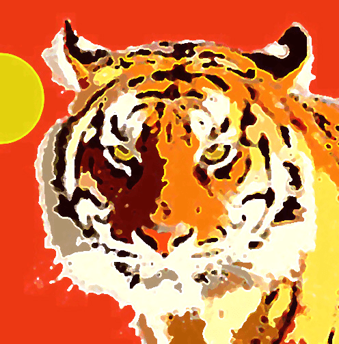 Tiger Burning #61