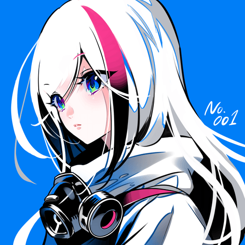 No.001 Blue