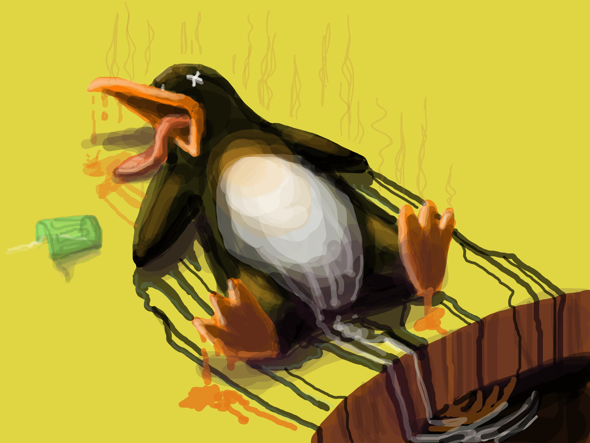 The Melted Penguin