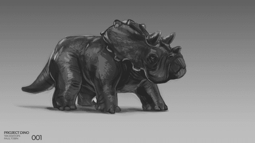 Pre-Historic Dinozor - Tricerotops - (Edition of 2)