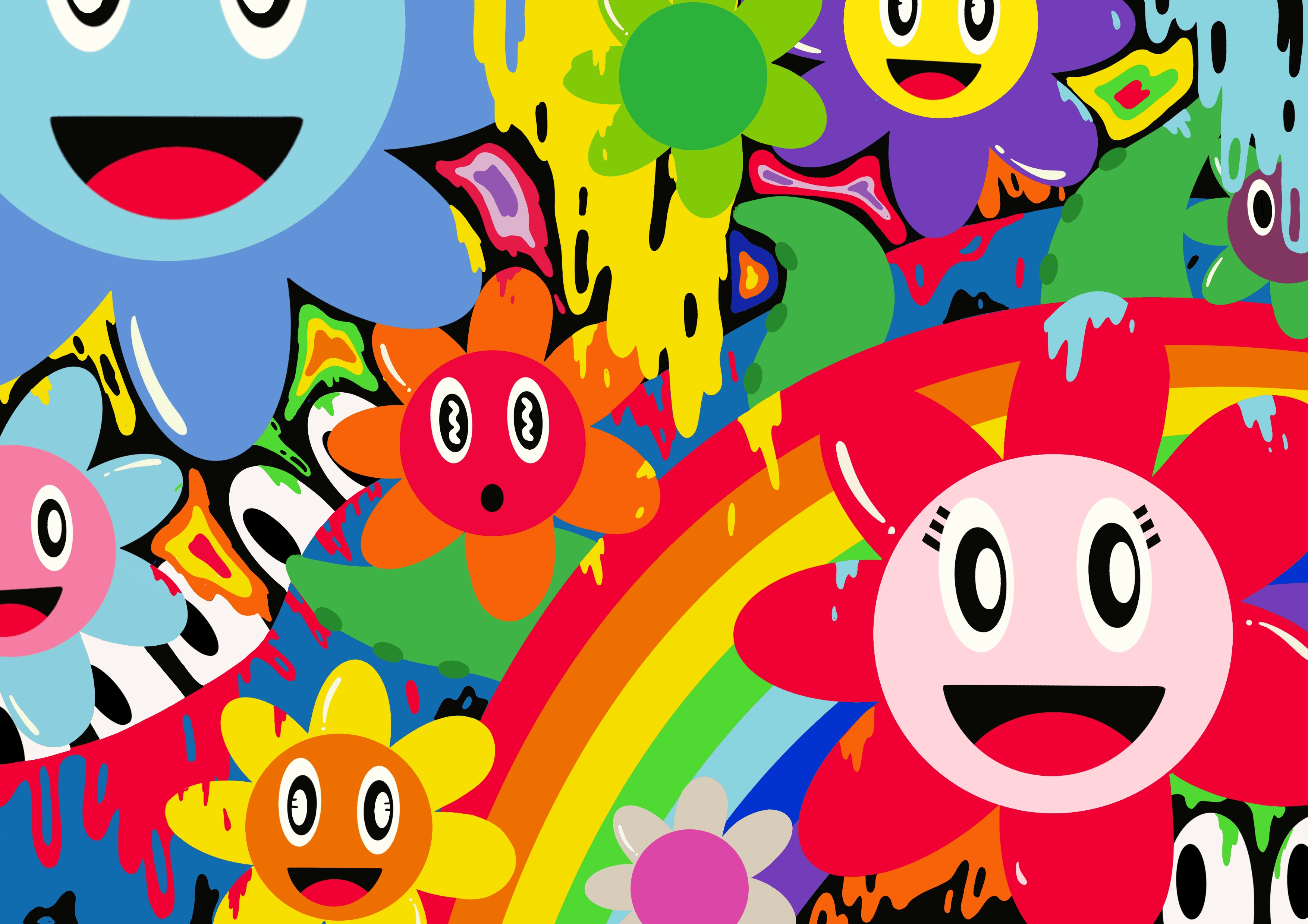 Pop Rainbow Flower Collection OpenSea