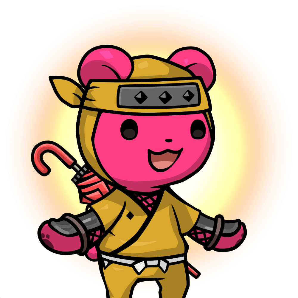 Leelee-Ninja-Pinkbear #01966