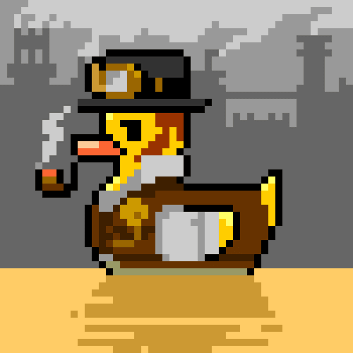 CryptoDuckie #492 | Steampunk Duckie