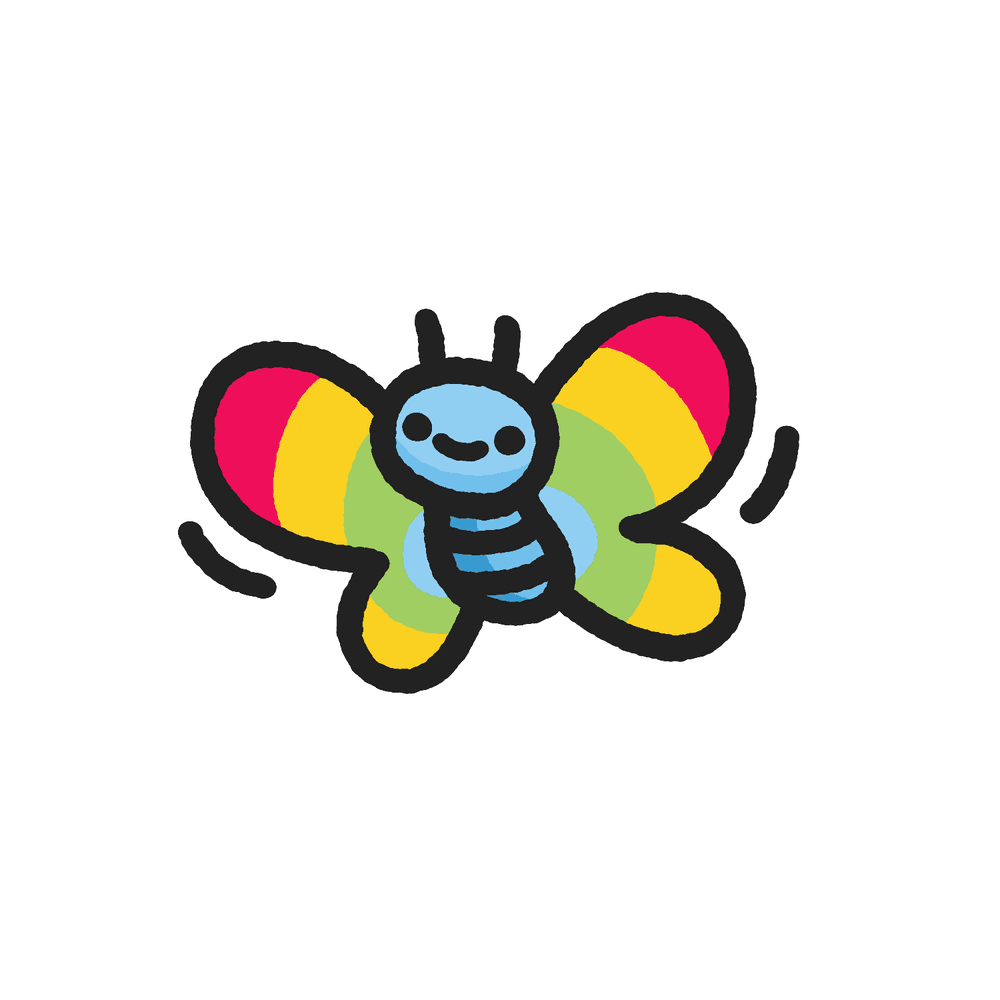 Rainbow Butterfly - Cooltopia ItemFactory | OpenSea