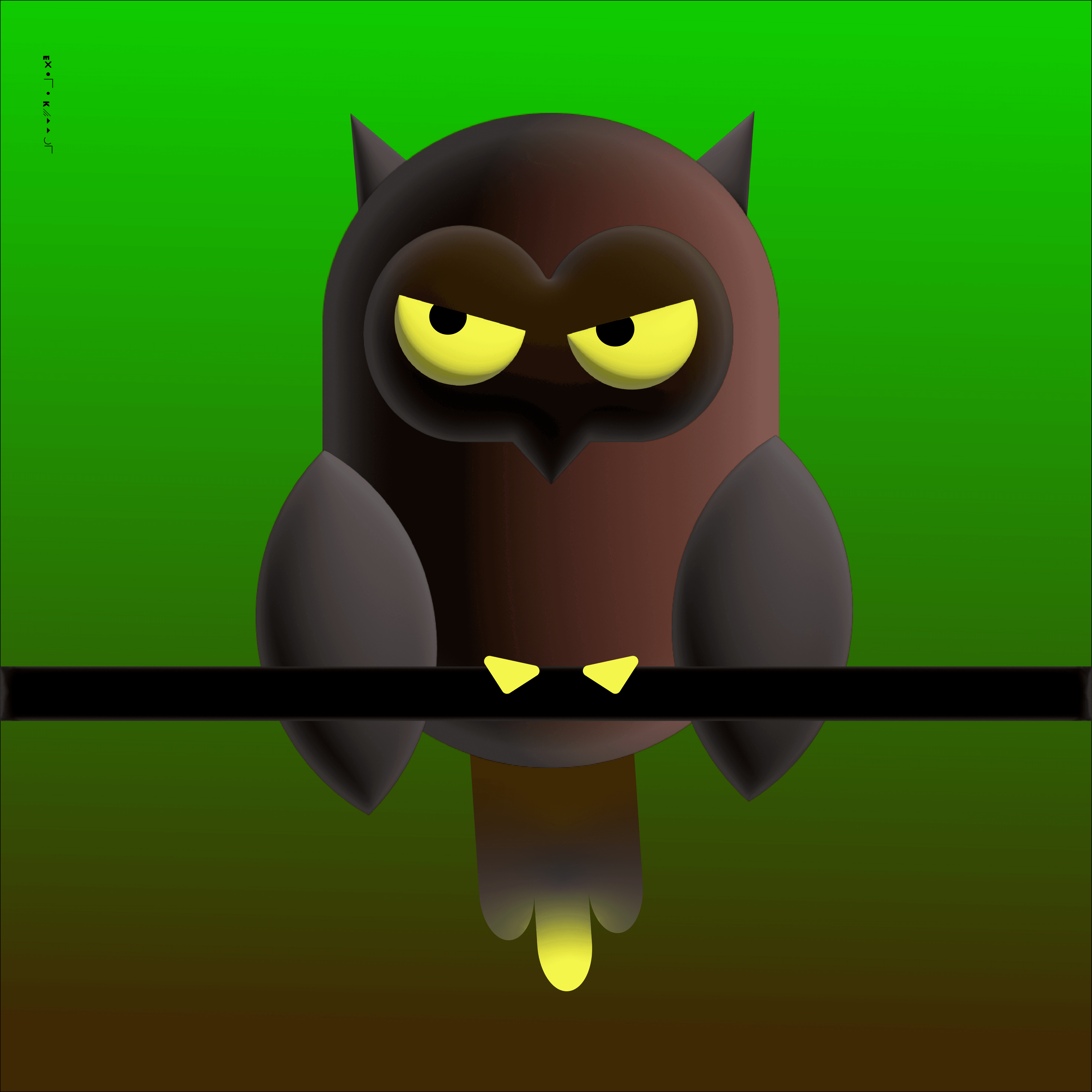 #42 Moon Light Owl 42/50