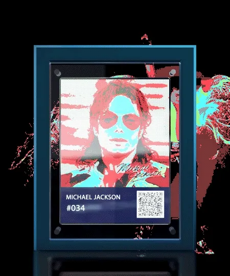 Michael Jackson pixel card #034