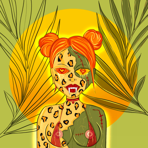 Zombie leopard #07