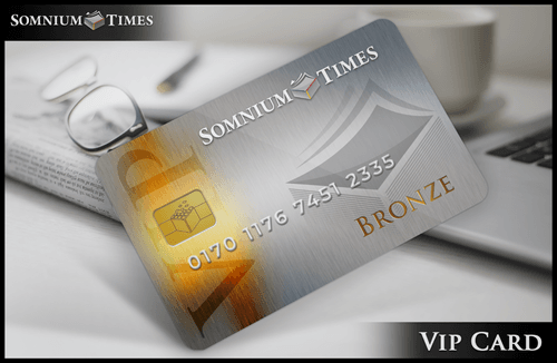 Somnium Times VIP Bronze Card