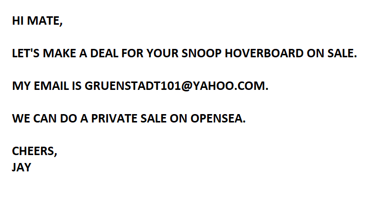 Snoop Hoverboard Offer