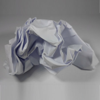 Crumpled paper collection image