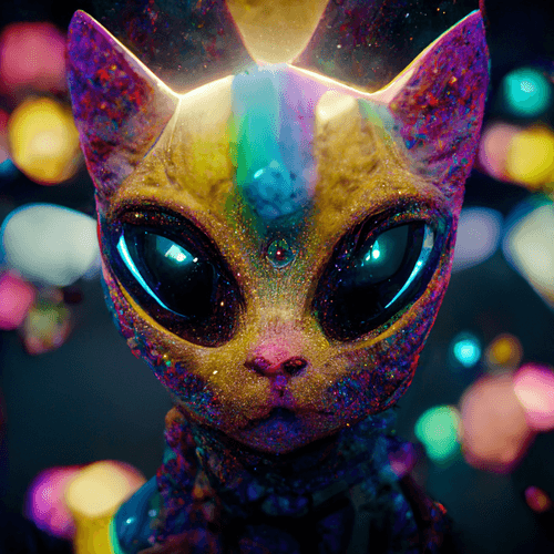 Alien Space Cat #14
