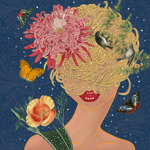 Faceless 412 Flowers in Her Hair