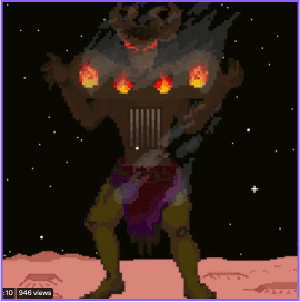 Moloch Statue