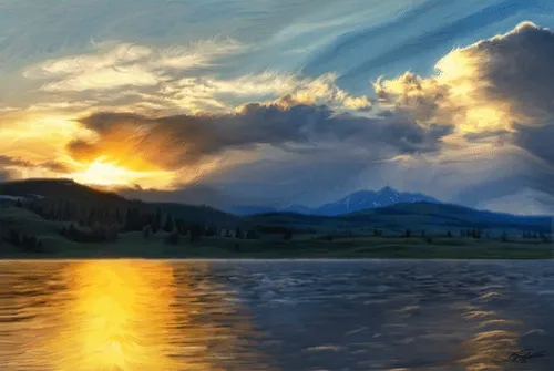 Yellowstone on Fire