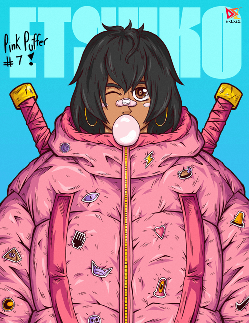 Pink Puffer Etsuko #7