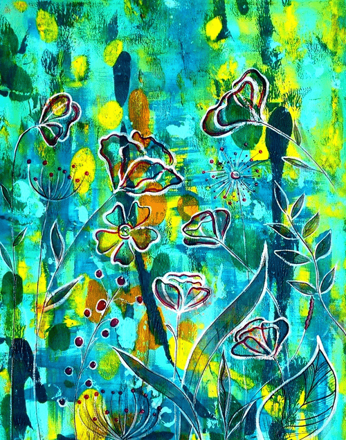 flower in the sea