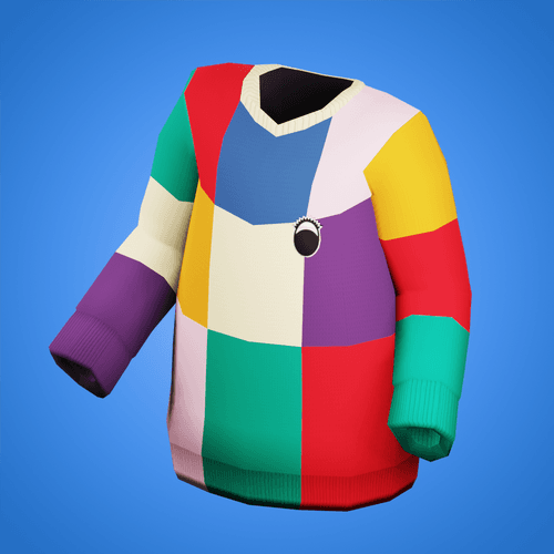 Gerald Patchwork Knit Sweater