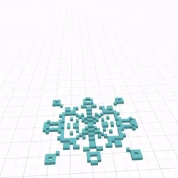 Snowflake Pattern - Turquoise
