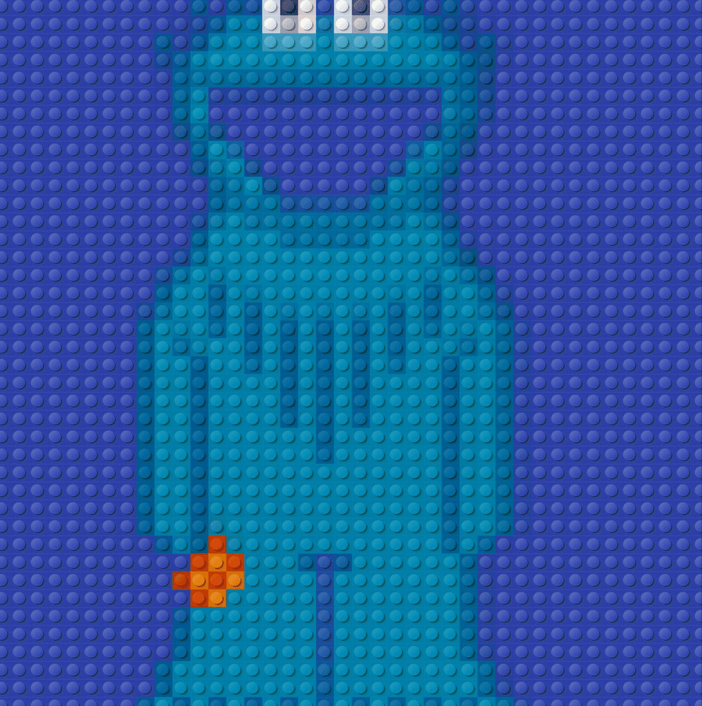 1000px x 1006px - Sesame Street. Cookie Monster - Crypto Television | OpenSea