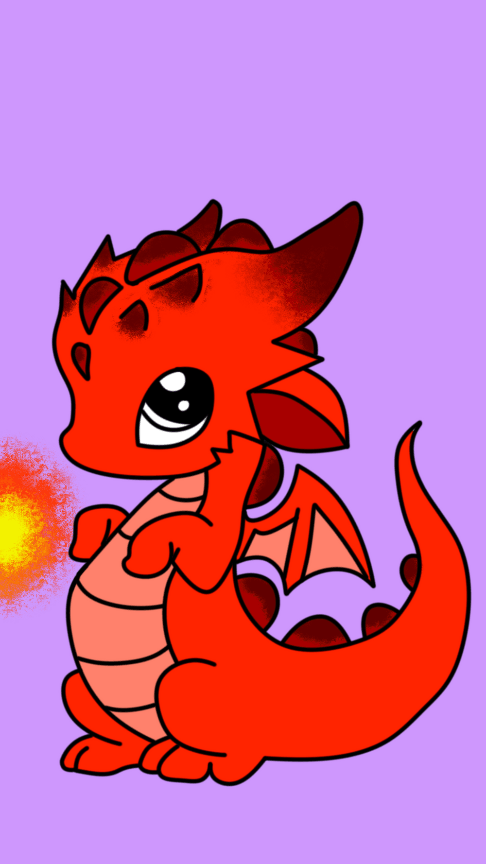 cool baby dragon drawings