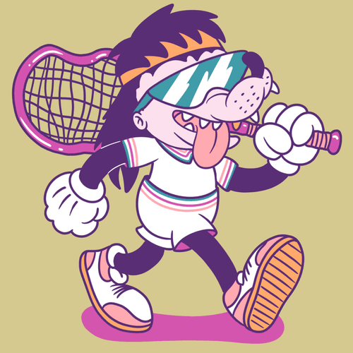 Tennis Club Goon. Anyone who purchased an item from our Urban Outfitters exclusive 5-style collection was able to join the raffle to win this Goon.  => [Download High Res image](https://ipfs.io/ipfs/QmXz6b6irYAWkrAYvYkdYji1WgXFu82KDKvCyoSEjbCbXJ)