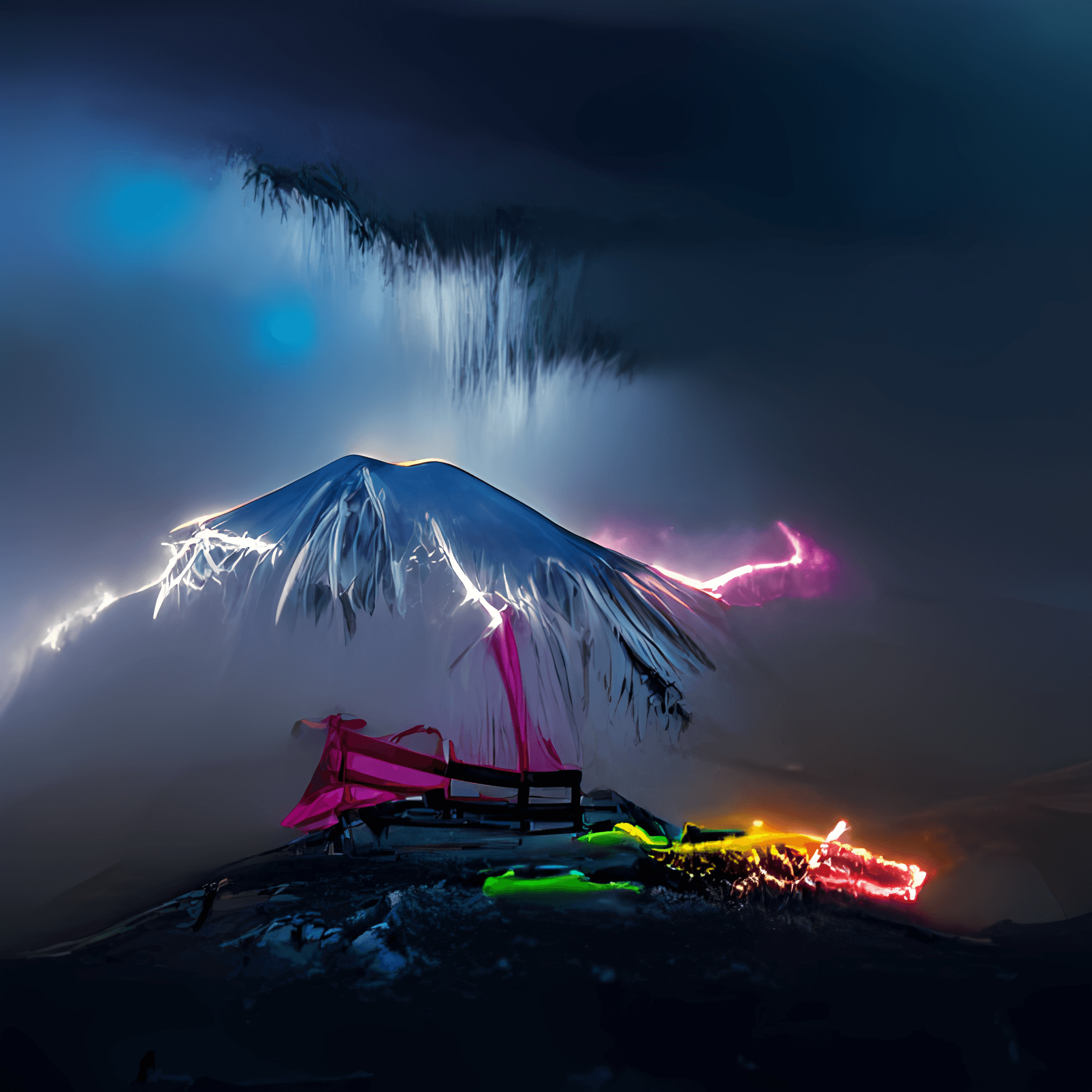Abstract Mt.Fuji V1
