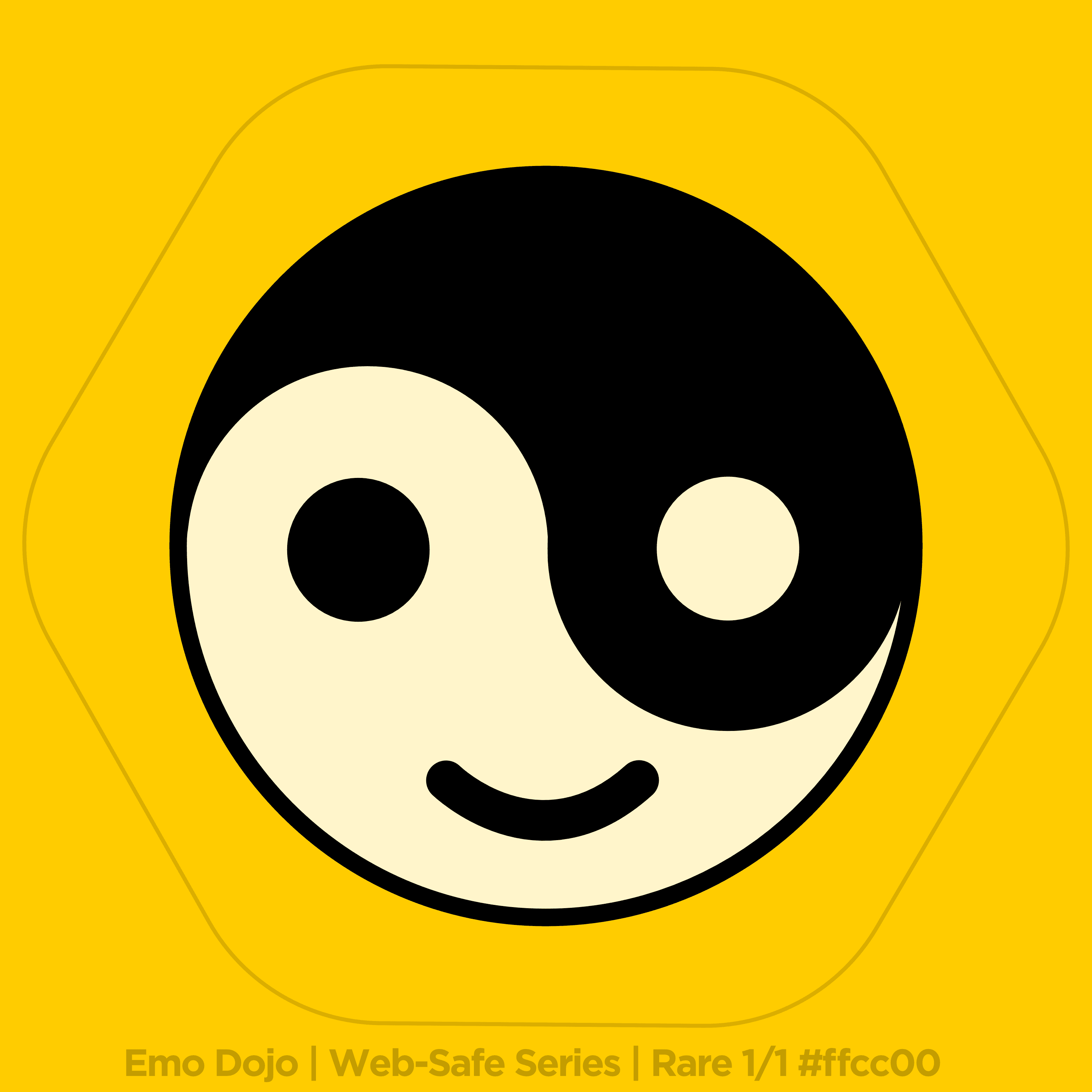 Emo Dojo | Web-Safe Series | Rare 1/1 #ffcc00