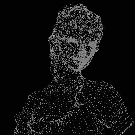 dots girl - art of lines and dots