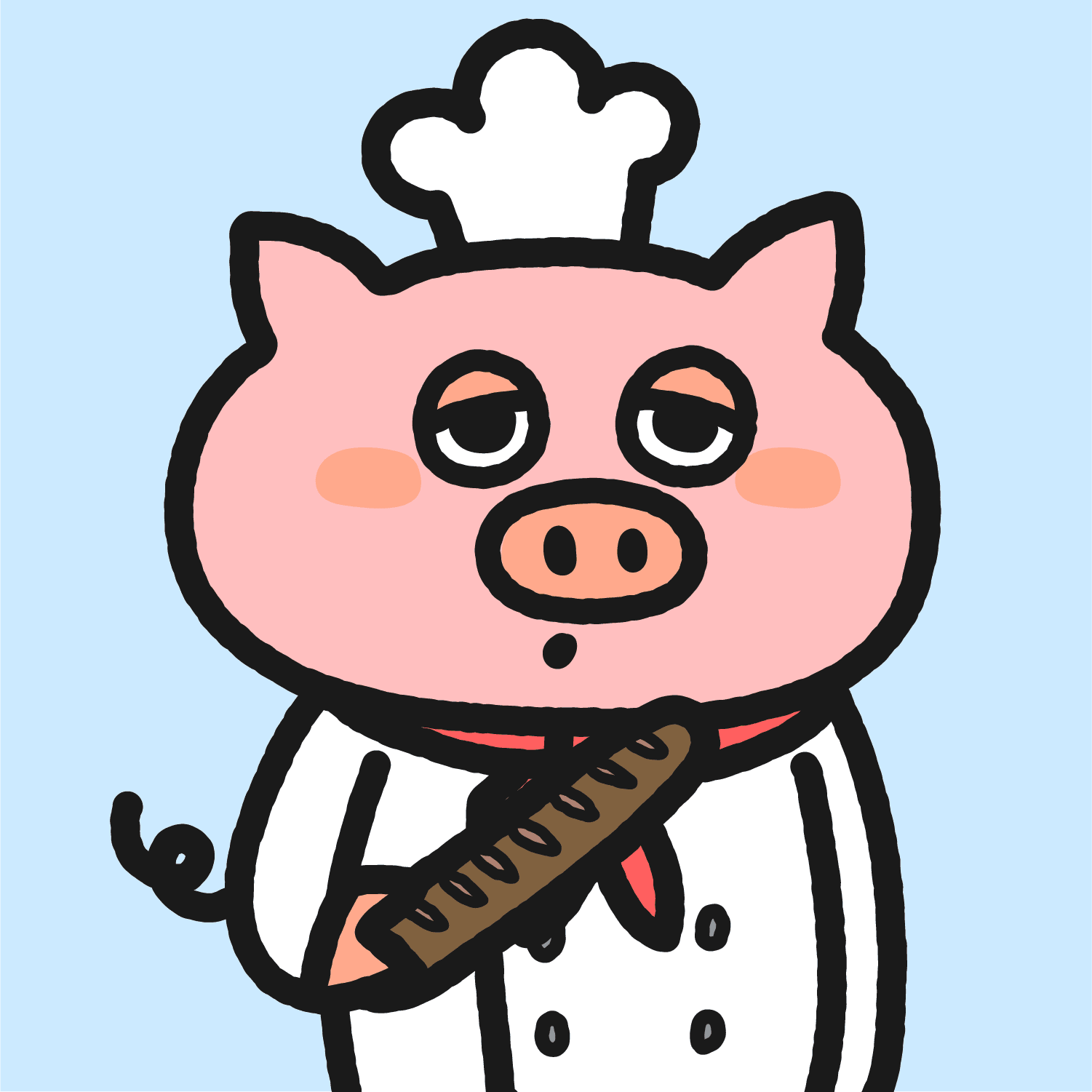 Cute Pig #13 Baker