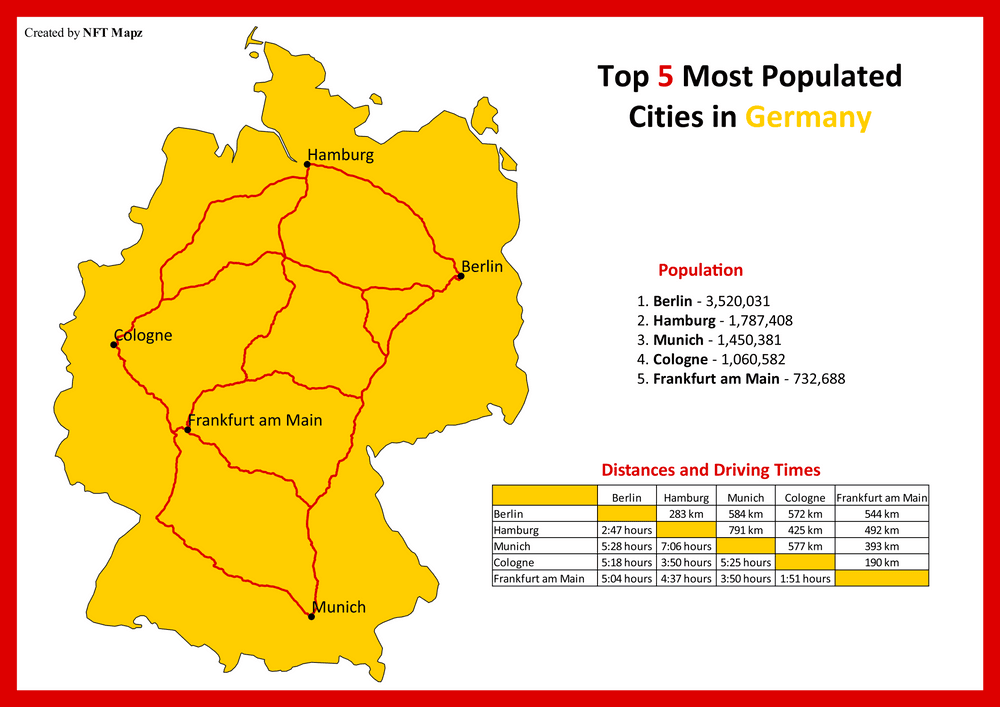 ekspedition Mold Stjerne Top 5 Most Populated Cities in Germany - Top 5 Most Populated Cities |  OpenSea