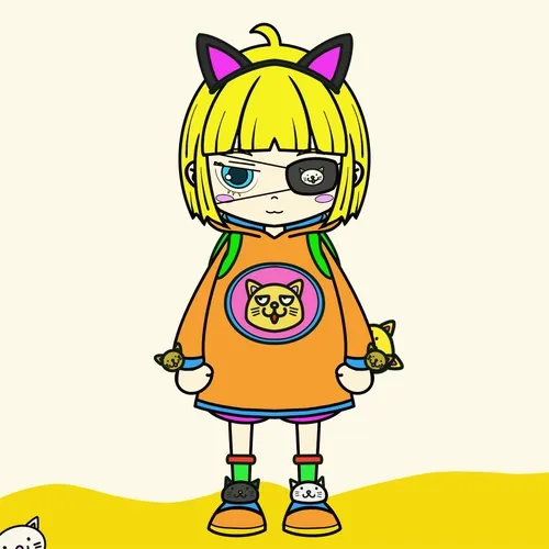 眼帯ガールねこっ子