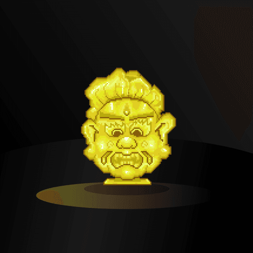 Gold Amulet 002 