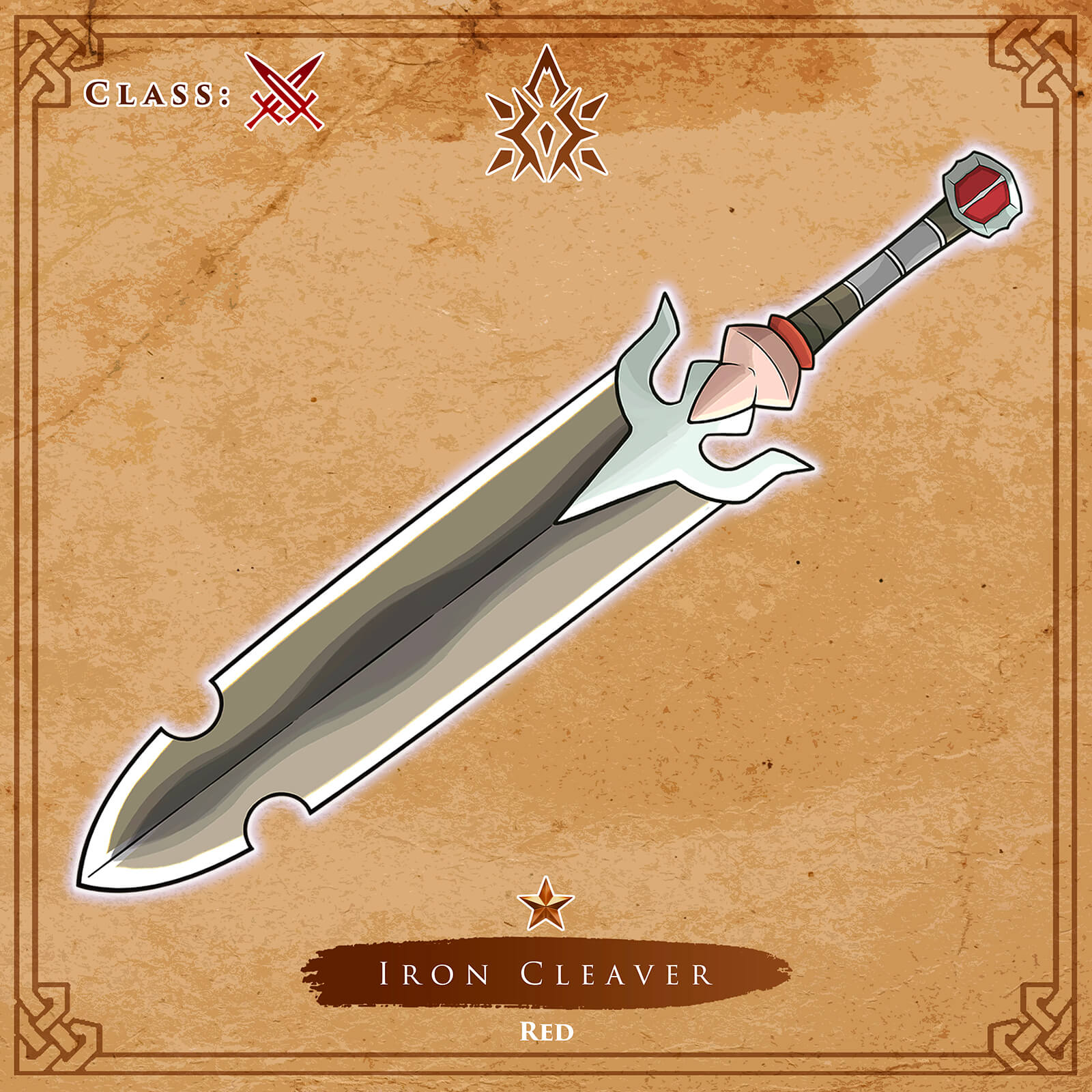 Iron Cleaver Red
