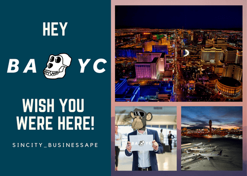 BAYC McCarran Airport Pickup Postcard