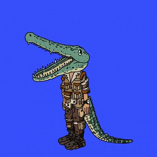 Crocodilewrangler one eyed guy #00214