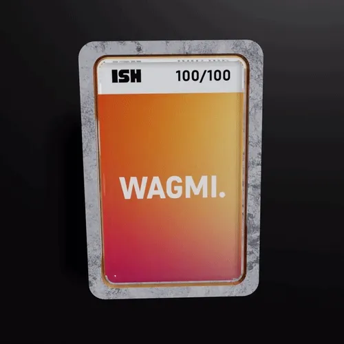 "WAGMI" Card // The NFT Marketing Playbook by Ish Verduzco ⚡️