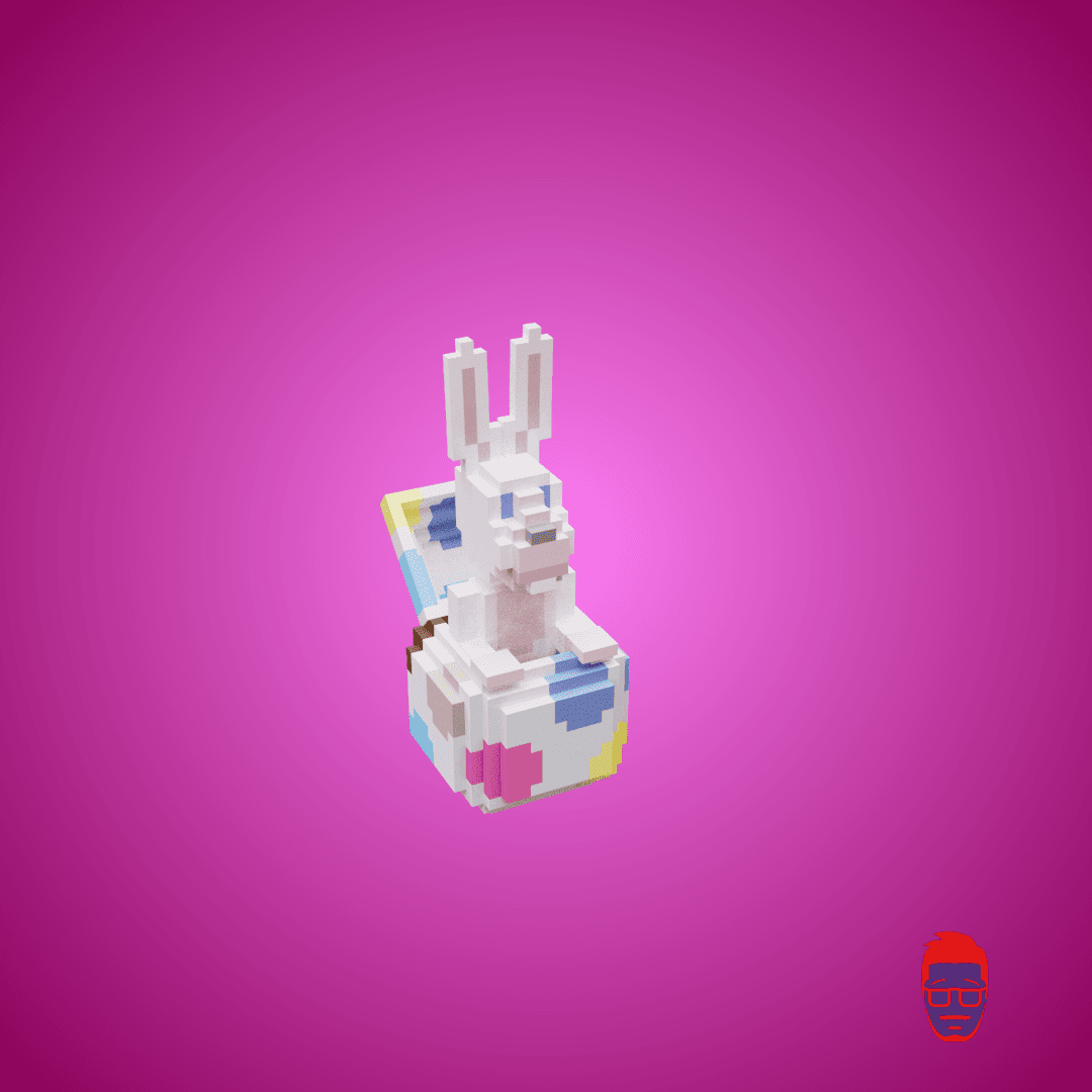 Hopping Easter Bunny